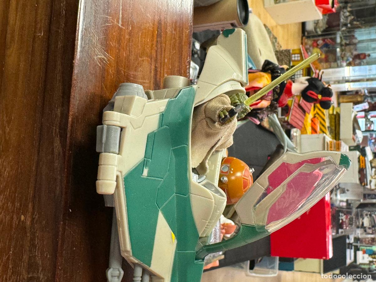 Figuras y mu&ntilde;ecos Star Wars: STAR WARS CLONE WARS YODA JEDI ATTACK FIGHTER - Foto 9