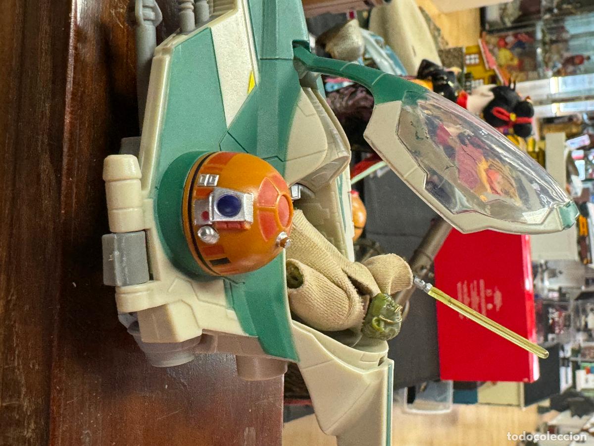 Figuras y mu&ntilde;ecos Star Wars: STAR WARS CLONE WARS YODA JEDI ATTACK FIGHTER - Foto 10