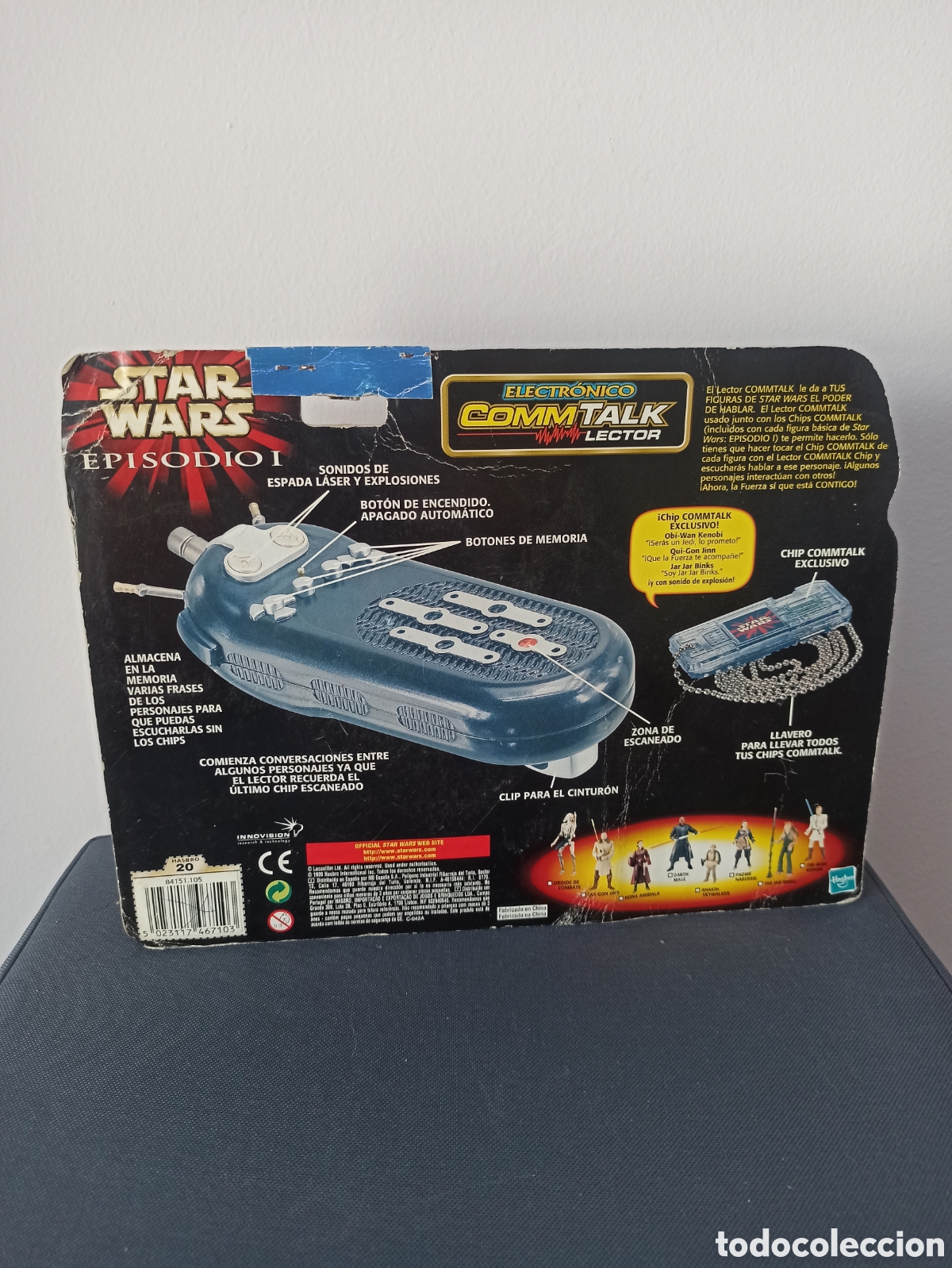 Figuras y mu&ntilde;ecos Star Wars: STAR WARS EPISODIO I CommTalk 1999 - Foto 2