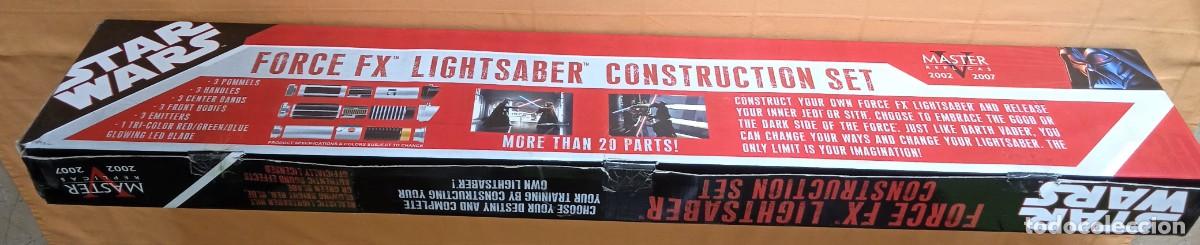 Figuras y mu&ntilde;ecos Star Wars: Force FX Lightsaber Construction Set (MR 2007), boxed, completed, used - Foto 3