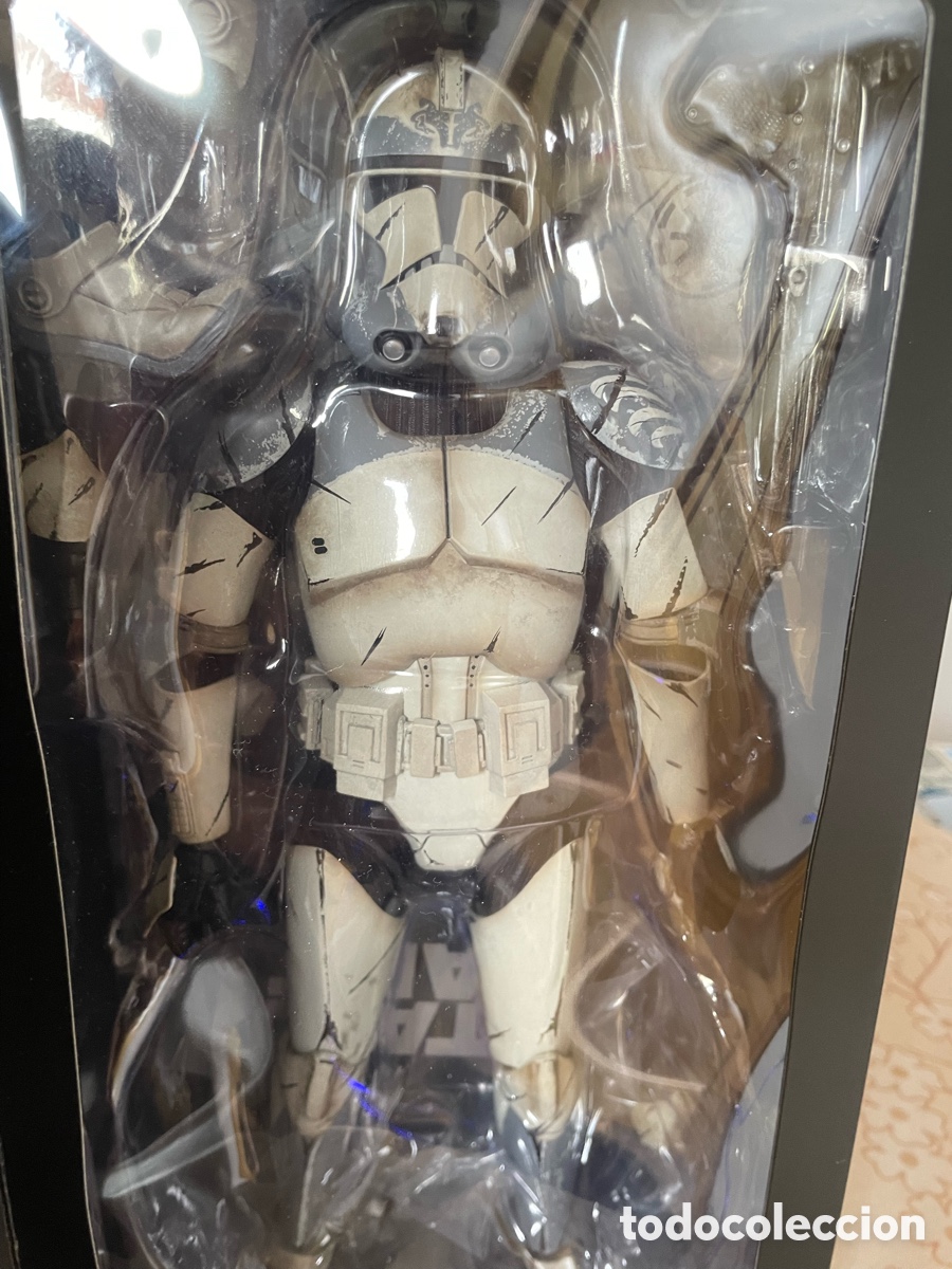 Figuras y mu&ntilde;ecos Star Wars: SIDESHOW. Wolfpack Clone Trooper. Nuevo y en caja. - Foto 8