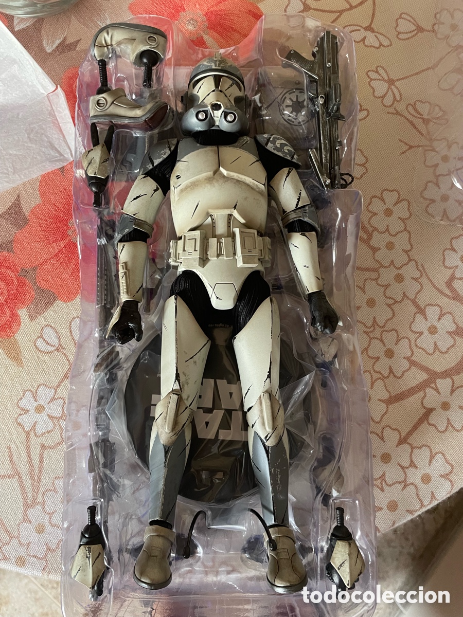 Figuras y mu&ntilde;ecos Star Wars: SIDESHOW. Wolfpack Clone Trooper. Nuevo y en caja. - Foto 9