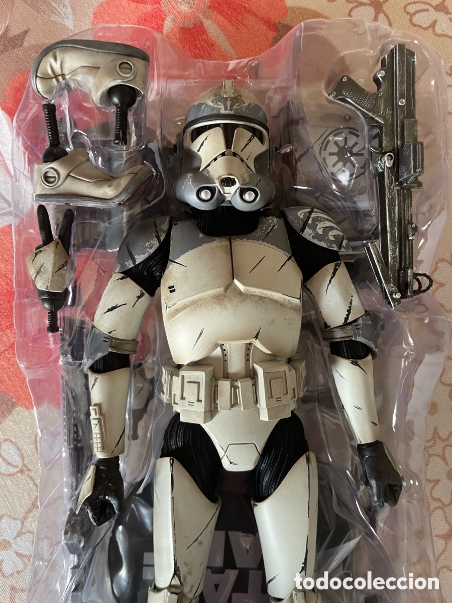 Figuras y mu&ntilde;ecos Star Wars: SIDESHOW. Wolfpack Clone Trooper. Nuevo y en caja. - Foto 10