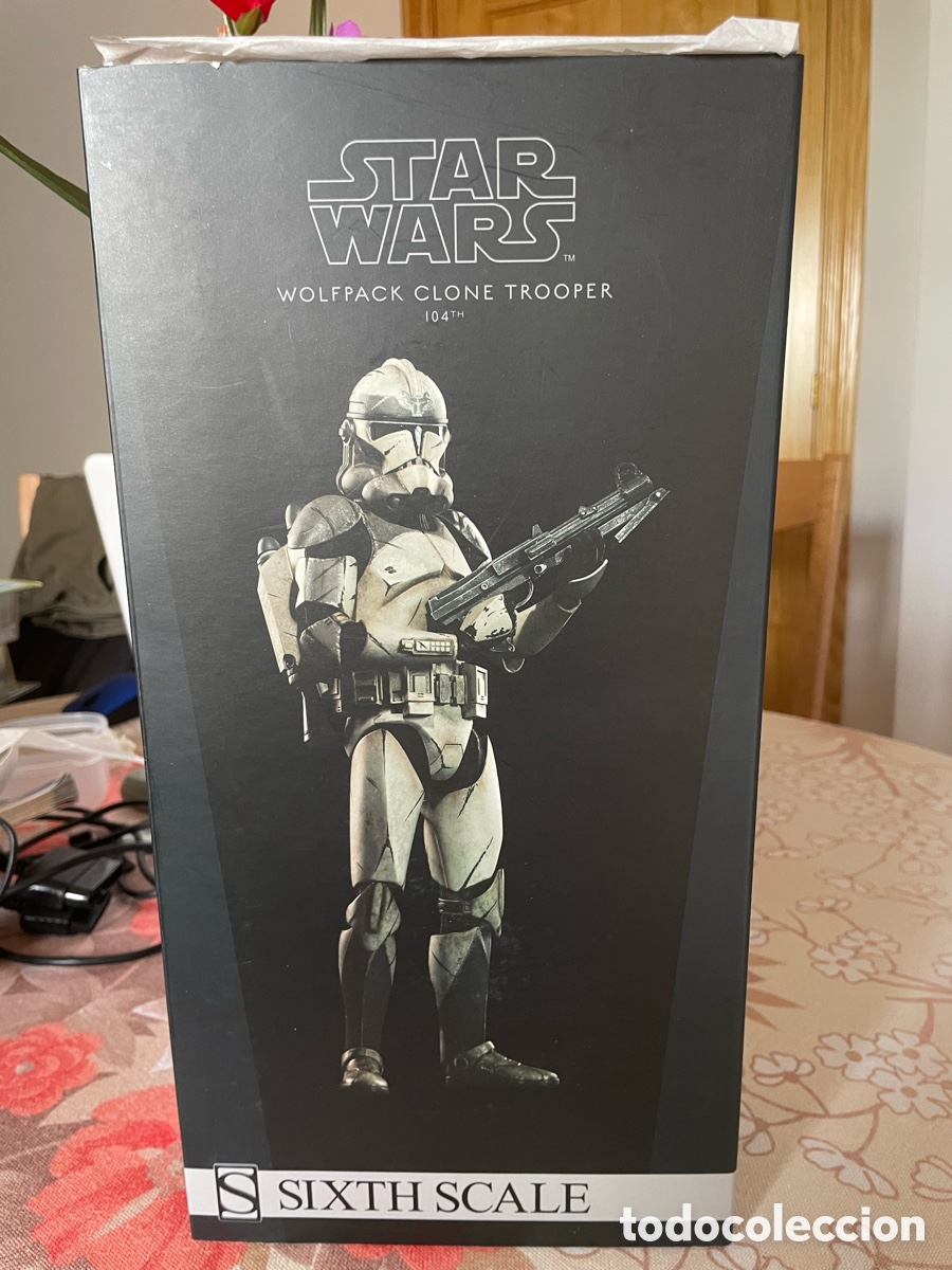 Figuras y mu&ntilde;ecos Star Wars: SIDESHOW. Wolfpack Clone Trooper. Nuevo y en caja. - Foto 1