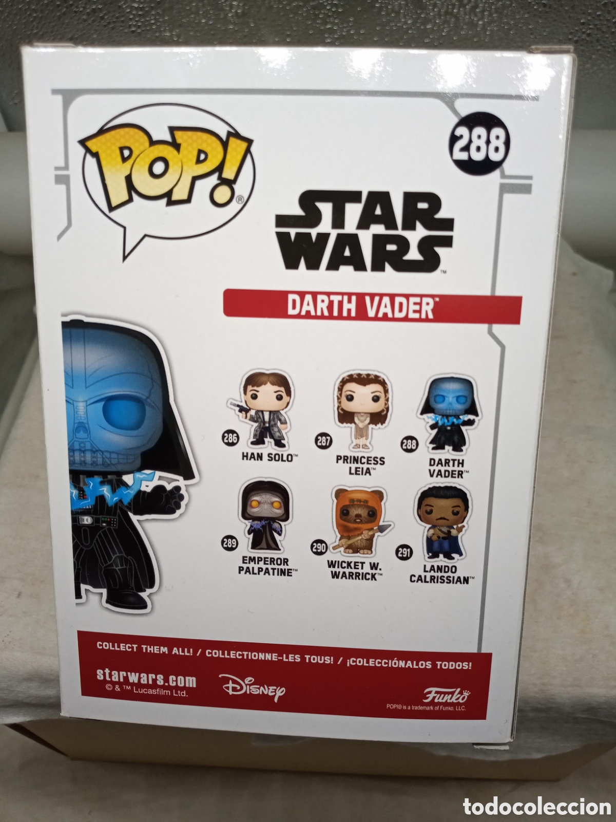 Figuras y mu&ntilde;ecos Star Wars: Darth Vader funko pop Star Wars - Foto 3