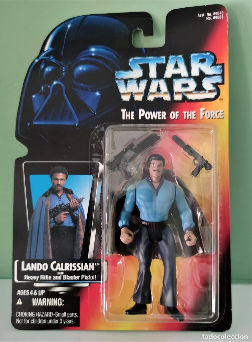 0045-2 Star Wars.the Power of the Force.***lando Calrissian***.blister sin ABRIR.HASBRO.KENNER.1995