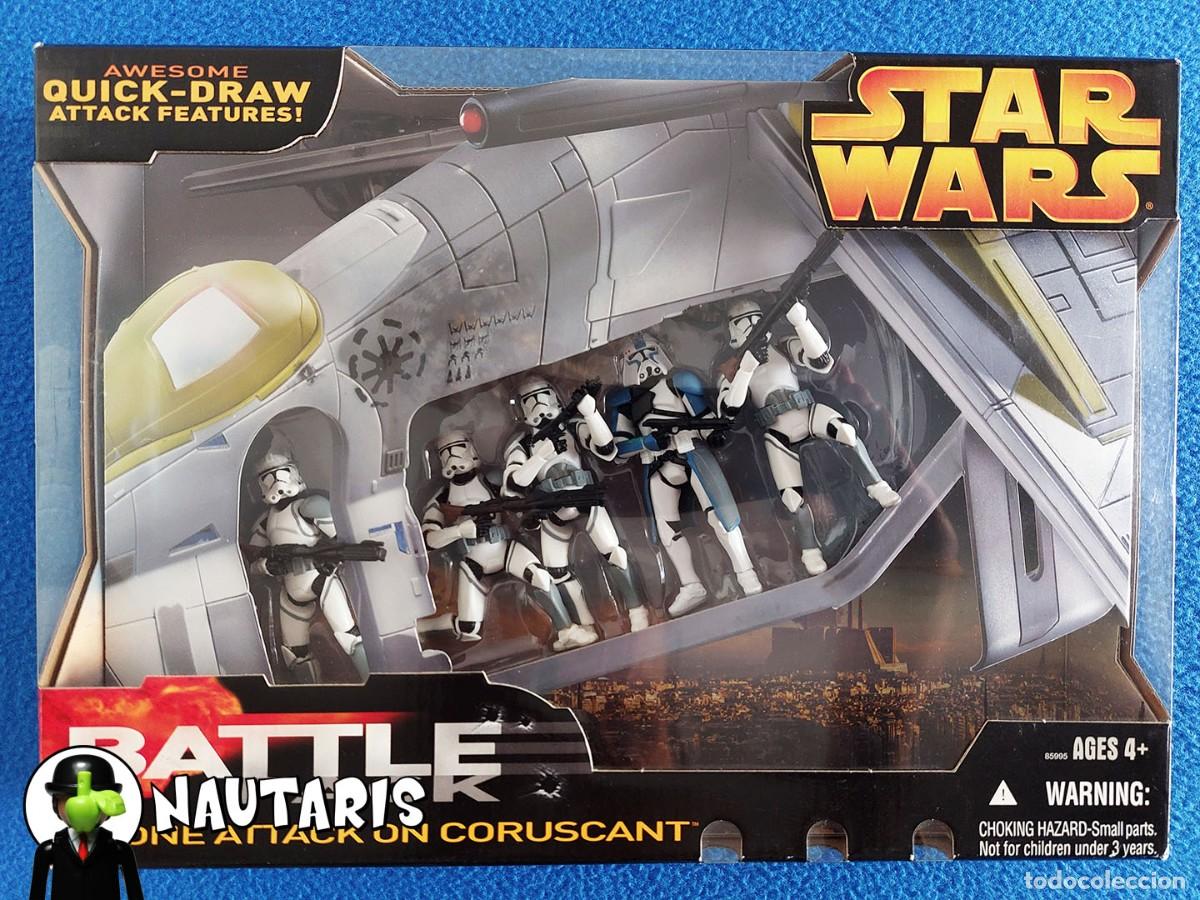 Figuras y mu&ntilde;ecos Star Wars: Star Wars Battle Pack Clone Attack on Coruscant (Hasbro 2005) - Foto 1