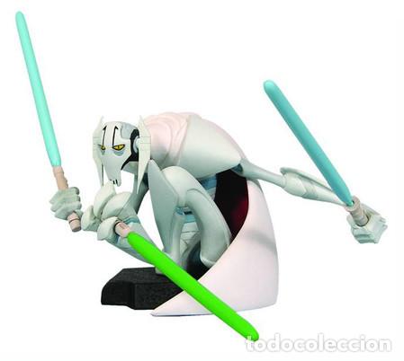 Figure e Bambolotti Star Wars: STAR WARS BUST-UPS SERIES 7 CLONE WARS GRIEVOUS BY GENTLE GIANT - NUEVO