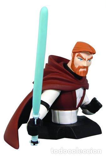 Figuras y mu&ntilde;ecos Star Wars: STAR WARS BUST-UPS SERIES 7 CLONE WARS OBI-WAN KENOBI BY GENTLE GIANT - NUEVO