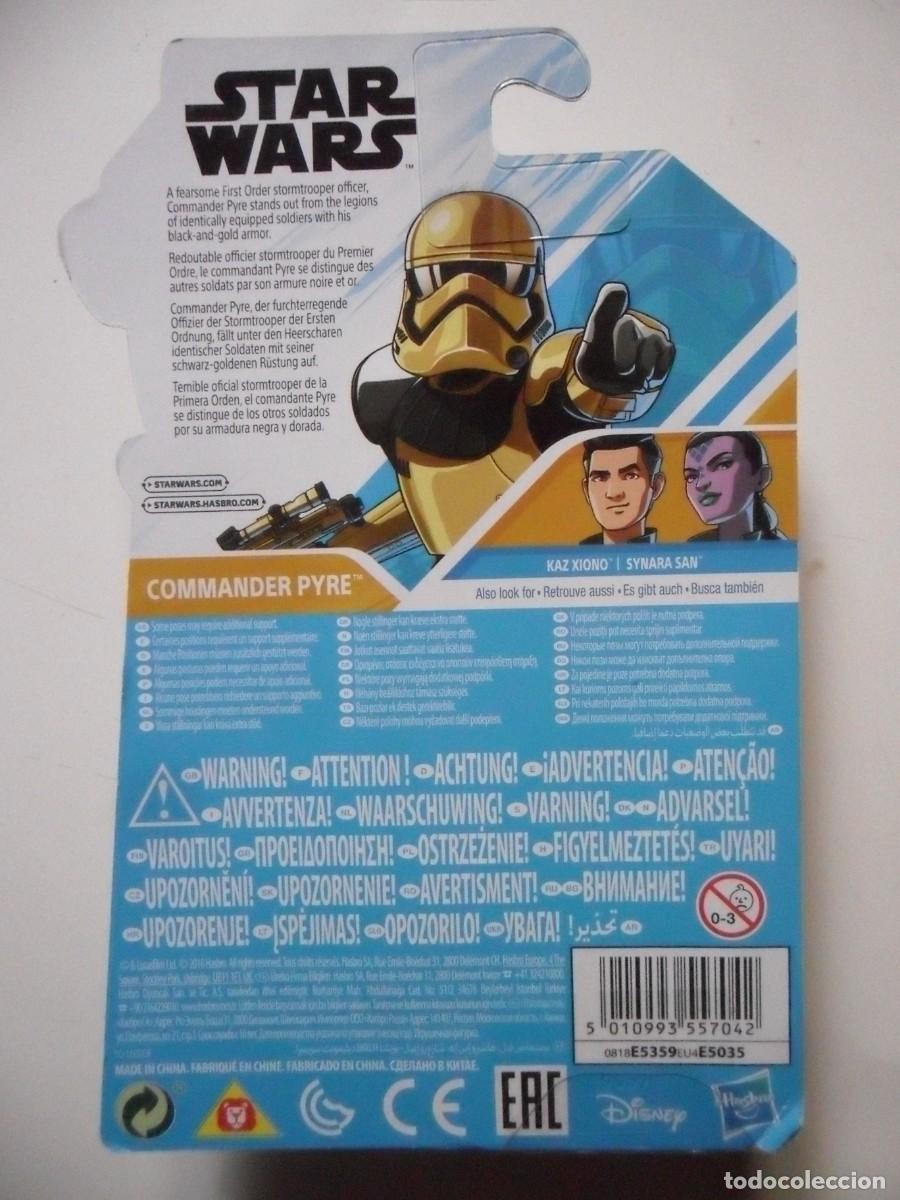 Figuras y mu&ntilde;ecos Star Wars: STAR WARS RESISTANCE COMMANDER PYRE HASBRO 2018 - Foto 6