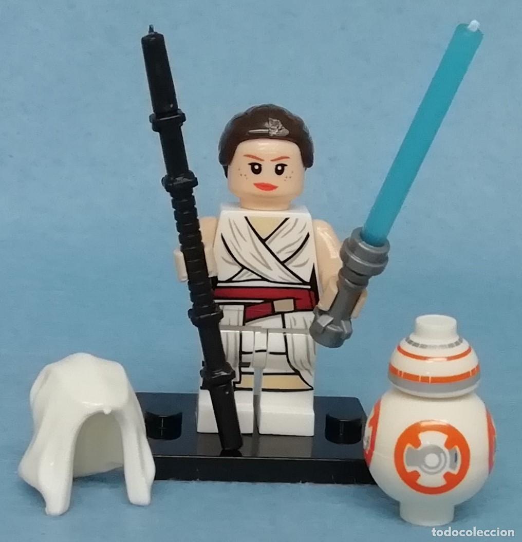 Figuras y mu&ntilde;ecos Star Wars: Rey e BB-8 (Star Wars) Lego compat&iacute;vel minifiguras - Foto 1