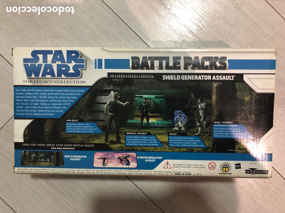 Figuras y mu&ntilde;ecos Star Wars: Star Wars Legacy Collection Shield Generator Assault - Foto 2