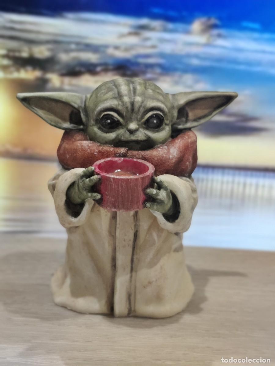Figuras y mu&ntilde;ecos Star Wars: Mini yoda de resina abs - Foto 1