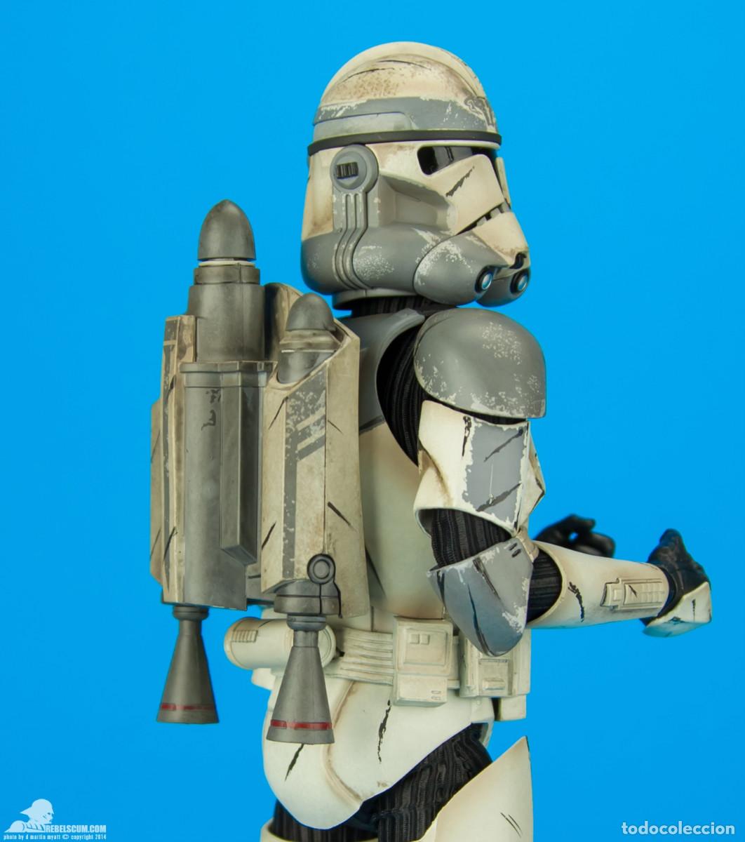 Figuras y mu&ntilde;ecos Star Wars: SIDESHOW. Wolfpack Clone Trooper. Nuevo y en caja. - Foto 14
