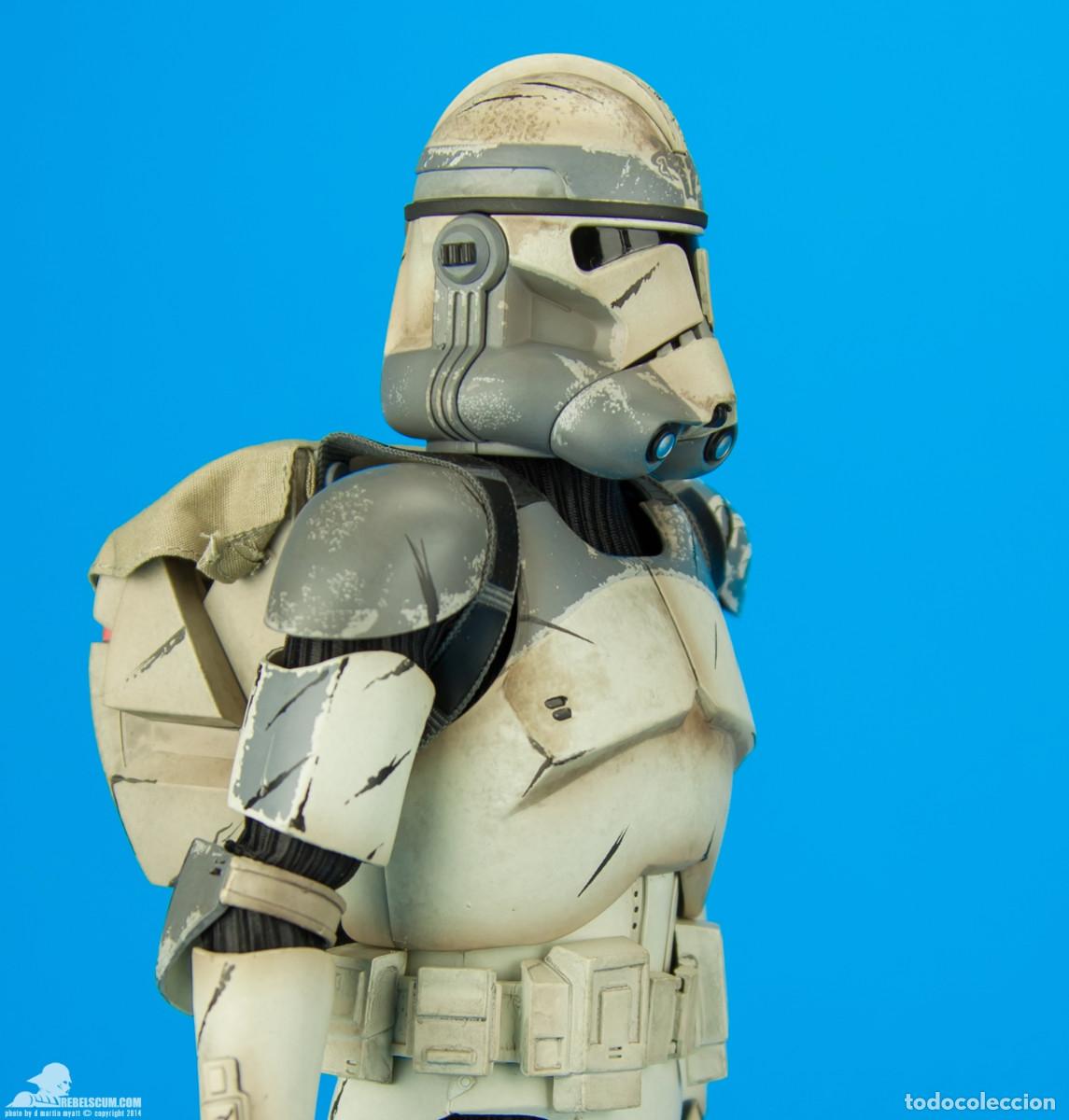 Figuras y mu&ntilde;ecos Star Wars: SIDESHOW. Wolfpack Clone Trooper. Nuevo y en caja. - Foto 15