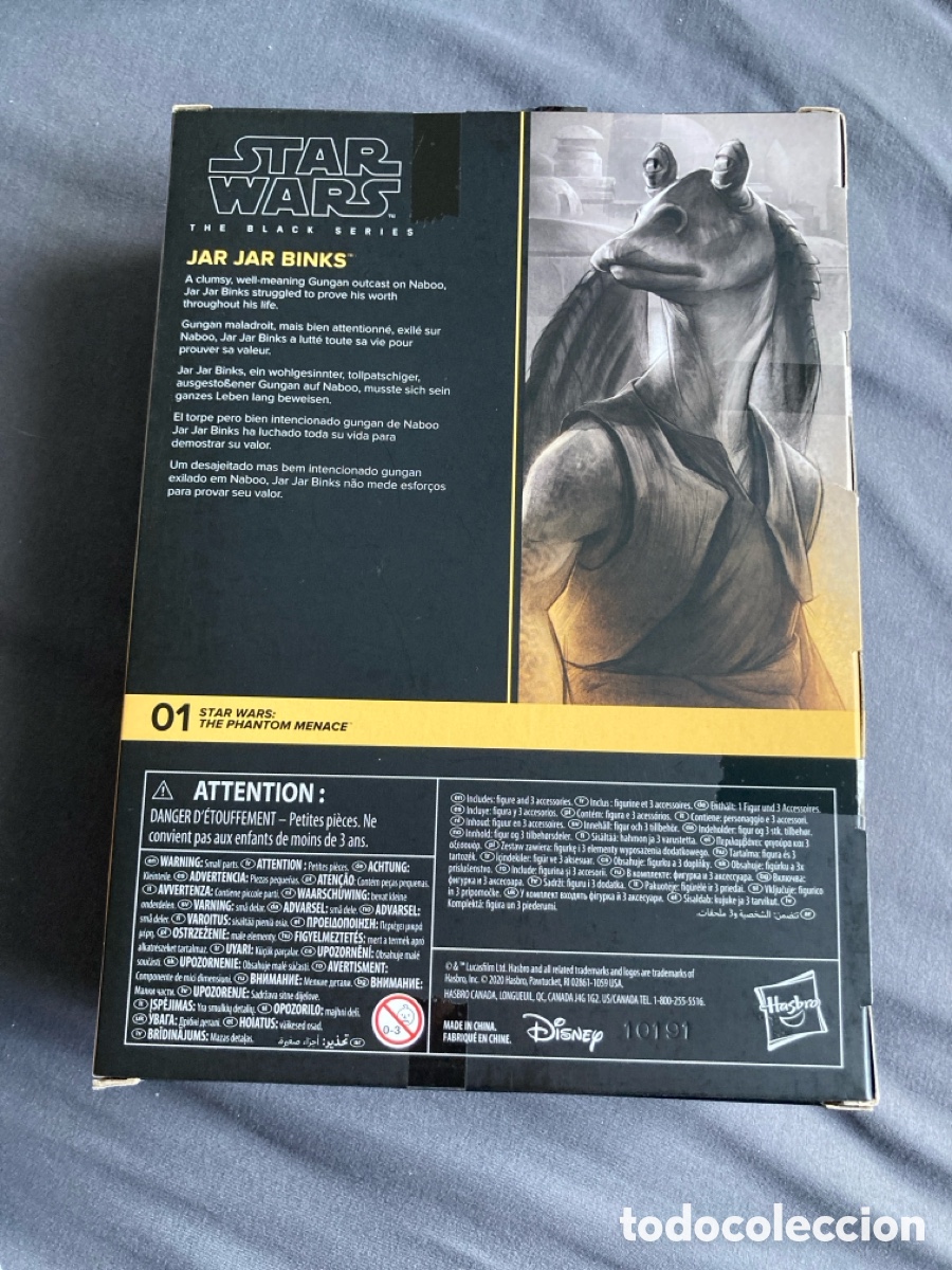 Figuras y mu&ntilde;ecos Star Wars: Star Wars JAR JAR BINKS 6&rdquo;Black Series - Foto 3