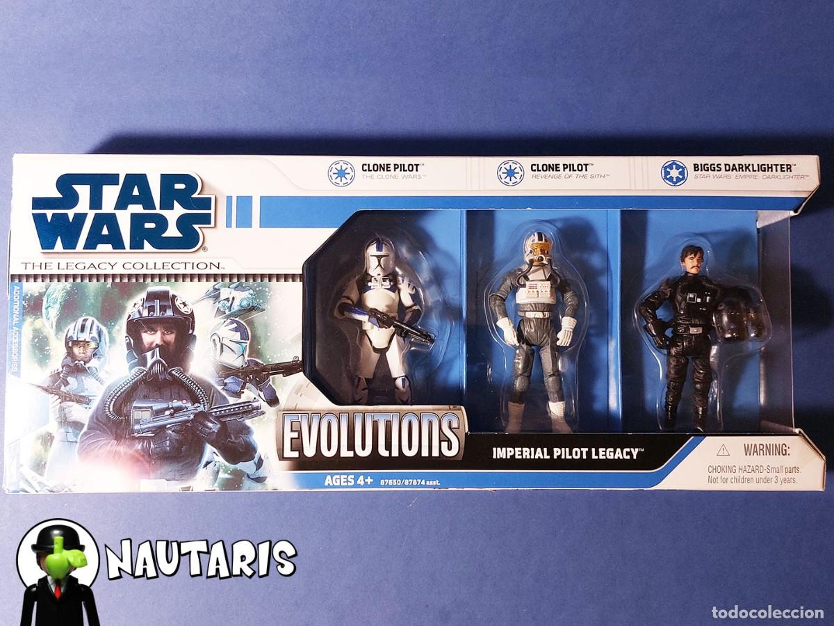 Figuras y mu&ntilde;ecos Star Wars: Star Wars Evolutions Imperial Pilot Legacy (2008) - Foto 1