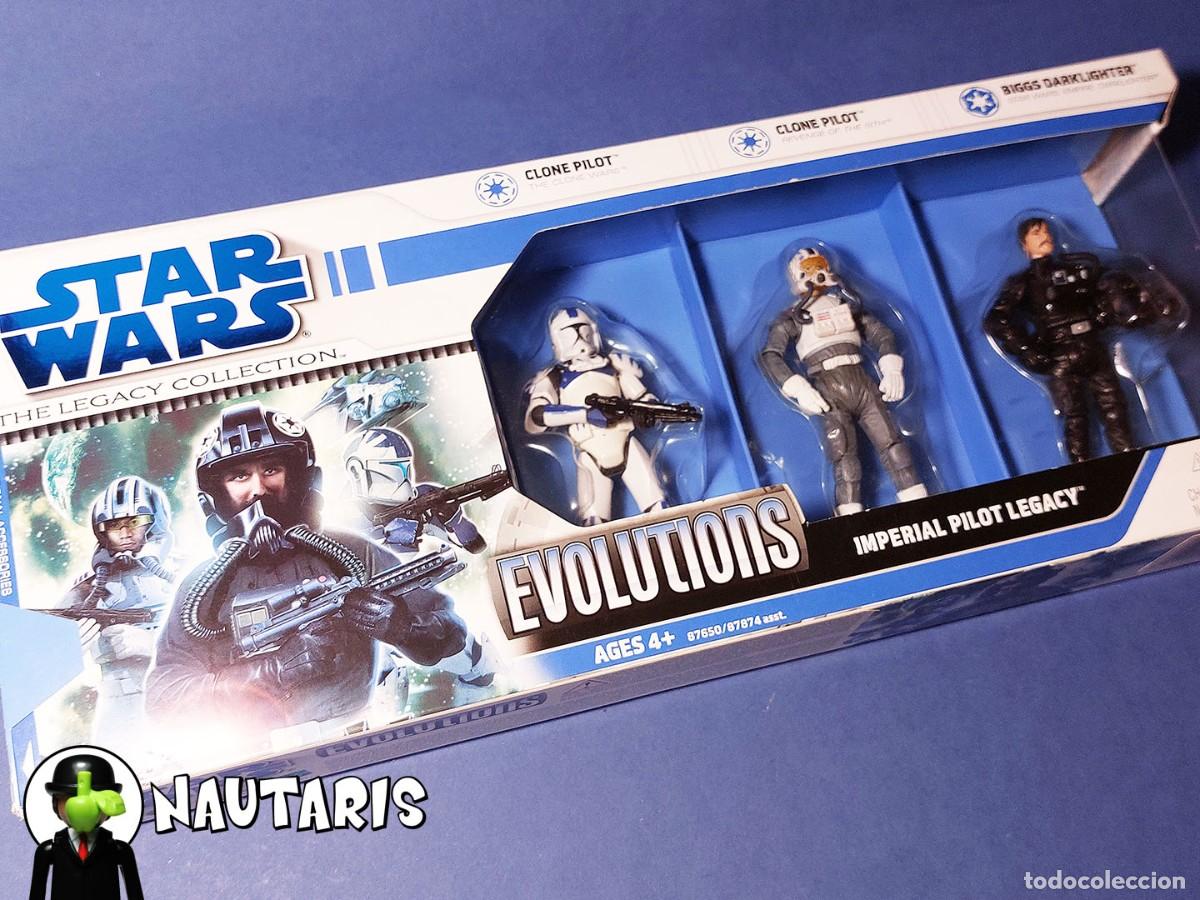 Figuras y mu&ntilde;ecos Star Wars: Star Wars Evolutions Imperial Pilot Legacy (2008) - Foto 3