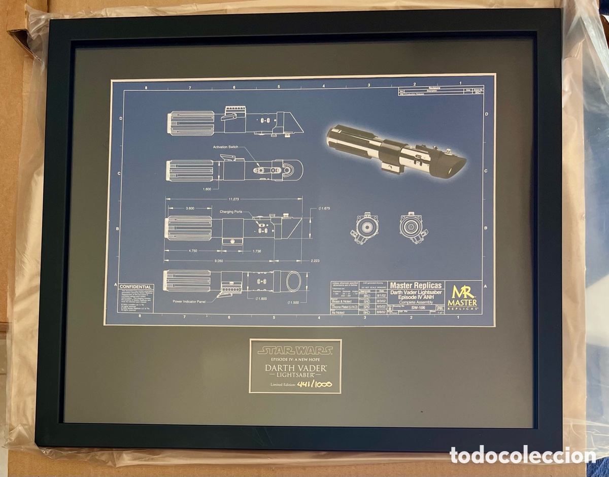 Figuras y mu&ntilde;ecos Star Wars: Star Wars Sith Blueprint Collection de Master Replicas - Foto 1