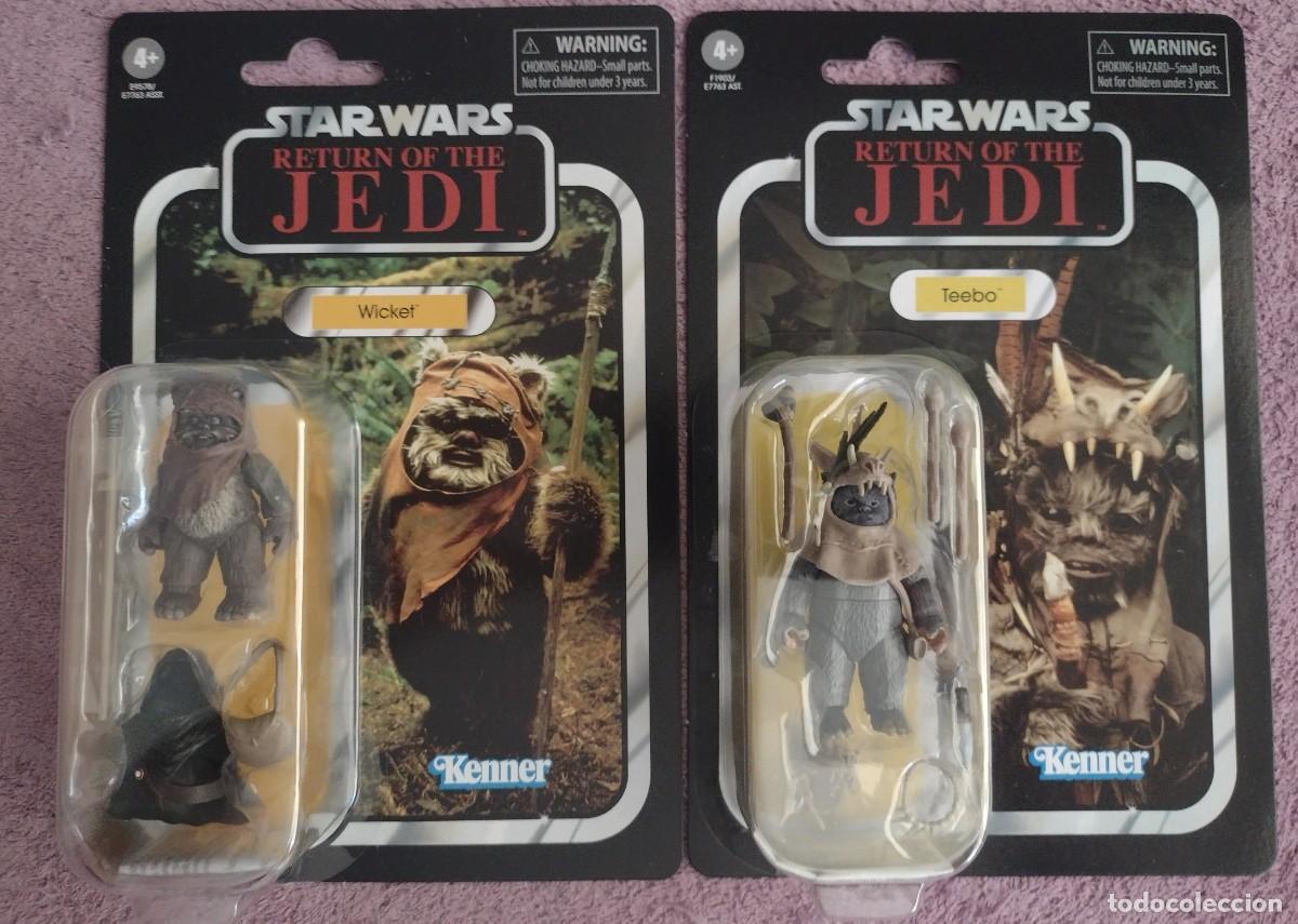 Figuras y mu&ntilde;ecos Star Wars: Star wars Vintage collection Ewoks Wicket + Teebo - Foto 1