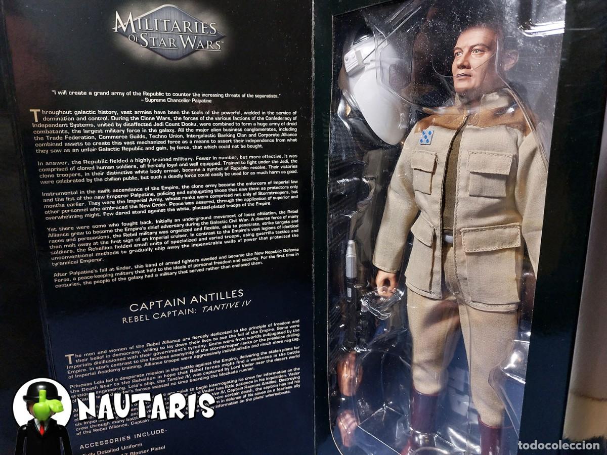 Figuras y mu&ntilde;ecos Star Wars: Star Wars Captain Antilles (Sideshow 2008) - Foto 4