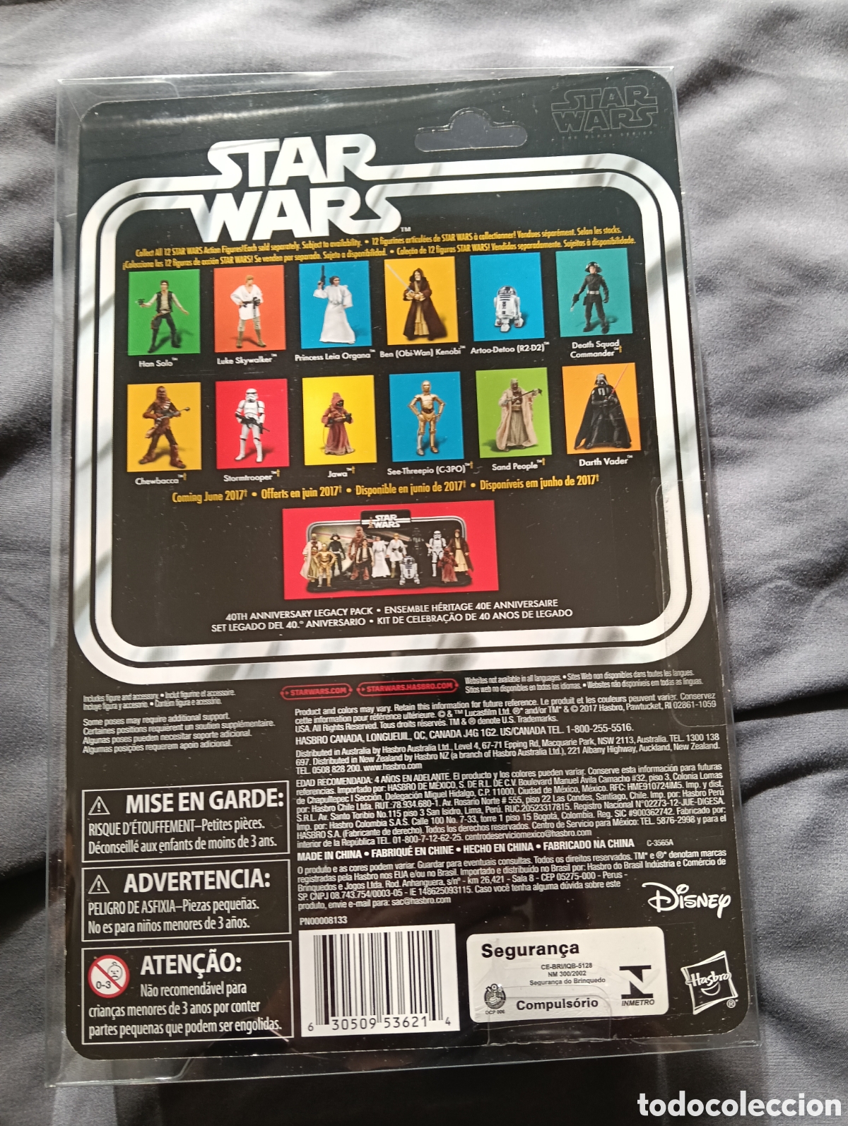Figuras y mu&ntilde;ecos Star Wars: Star Wars 40 Aniversario Darth Vader con protector - Foto 5