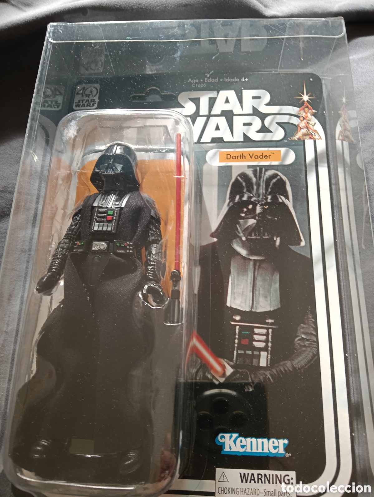 Figuras y mu&ntilde;ecos Star Wars: Star Wars 40 Aniversario Darth Vader con protector - Foto 2