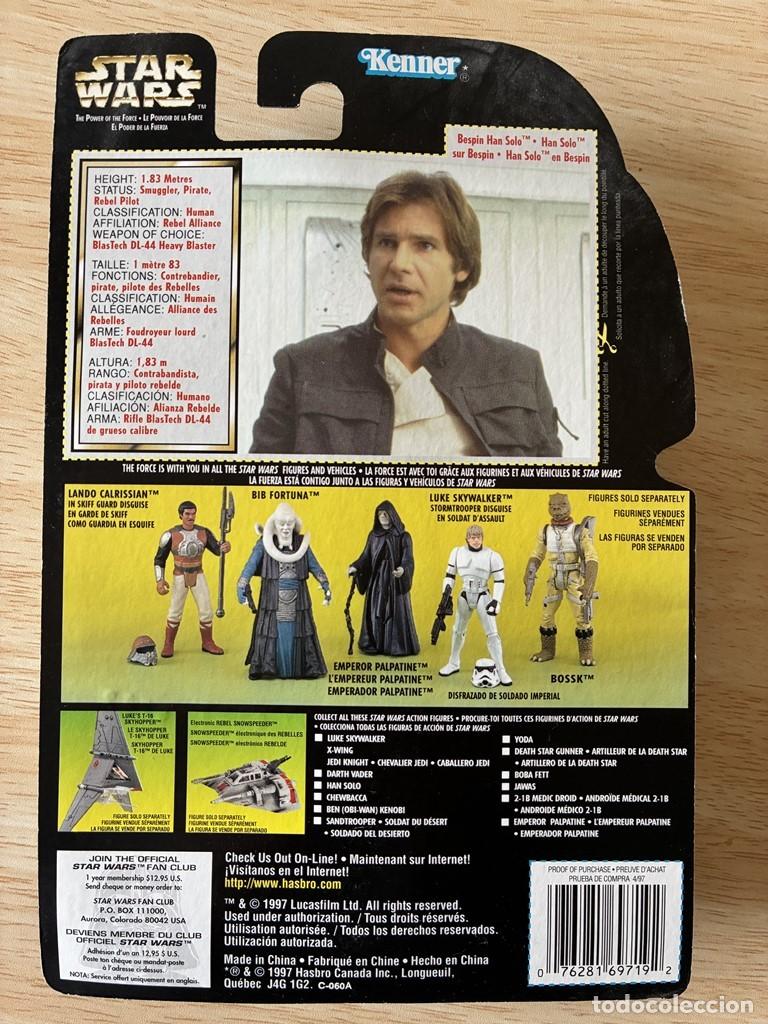 Figuras y mu&ntilde;ecos Star Wars: STAR WARS EL PODER DE LA FUERZA BESPIN HAN SOLO - Foto 2