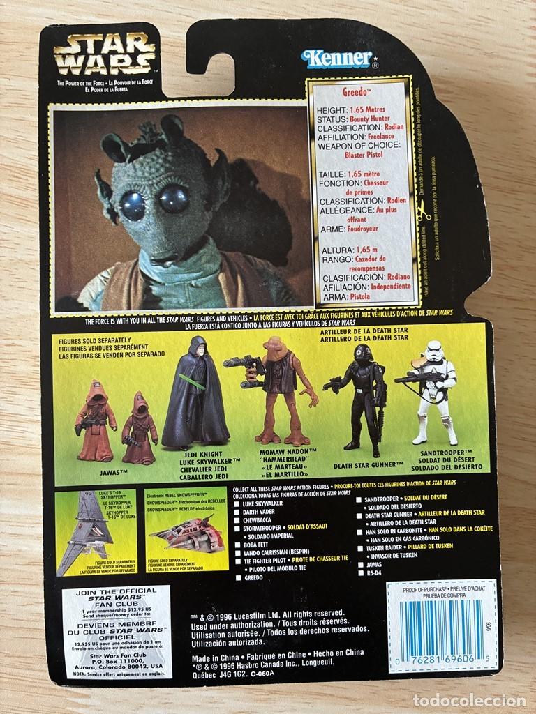 Figuras y mu&ntilde;ecos Star Wars: STAR WARS EL PODER DE LA FUERZA GREEDO - Foto 2