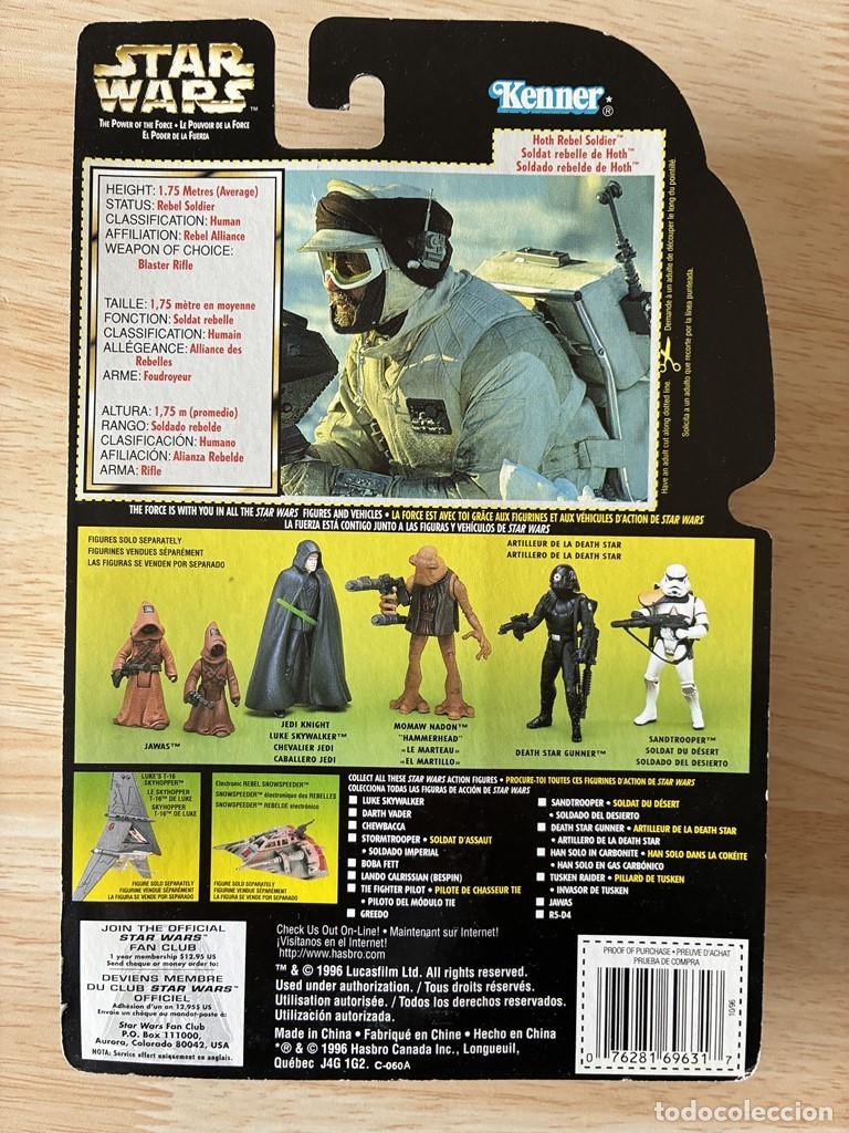 Figuras y mu&ntilde;ecos Star Wars: STAR WARS EL PODER DE LA FUERZA HOTH REBEL SOLDIER - Foto 2