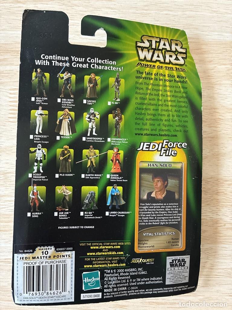 Figuras y mu&ntilde;ecos Star Wars: STAR WARS EL PODER DE LOS JEDI HAN SOLO (Death Star Escape) - Foto 2