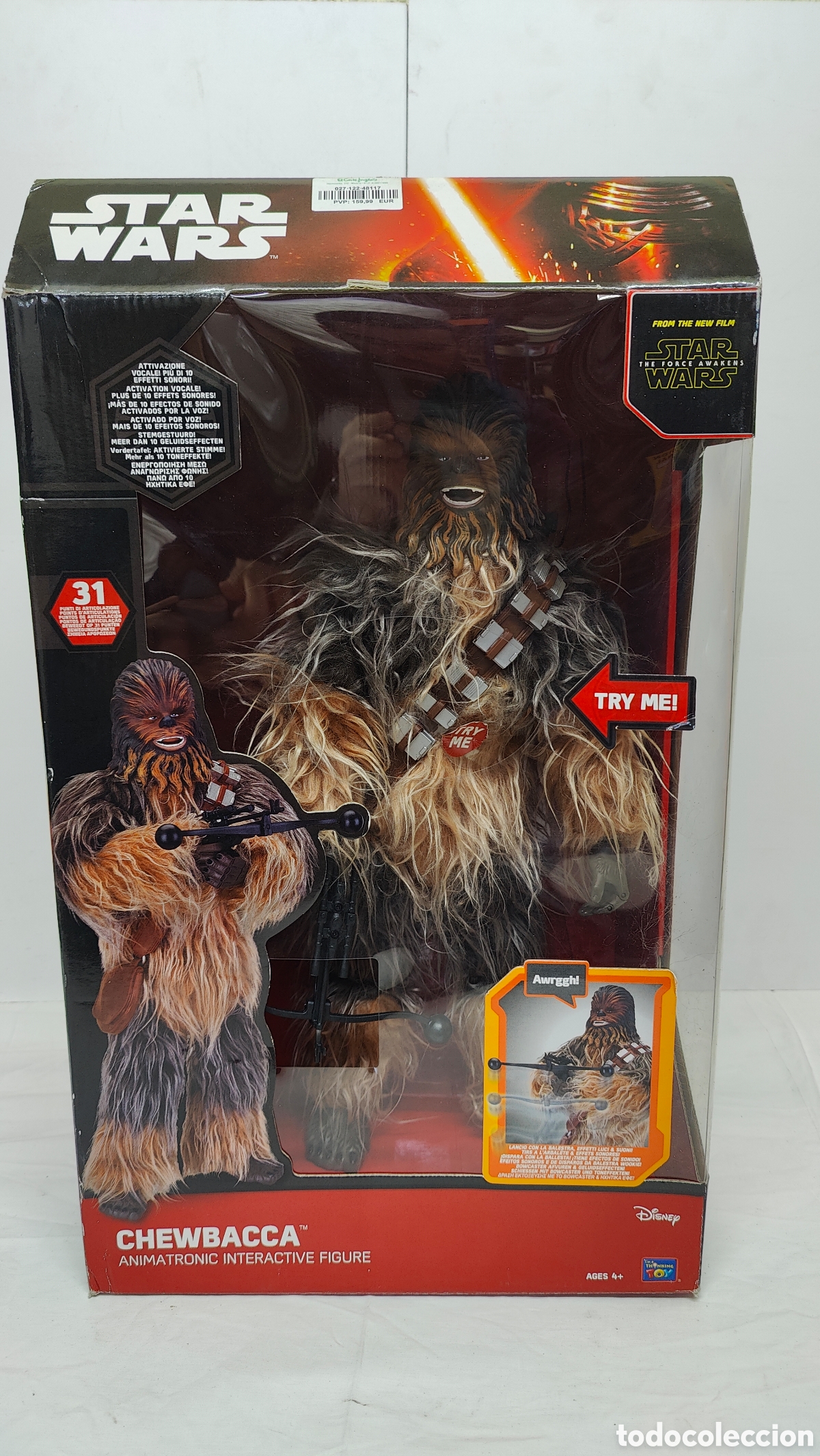 Figuras y mu&ntilde;ecos Star Wars: STAR WARS - CHEWBACCA ANIMATRONIC - Foto 6