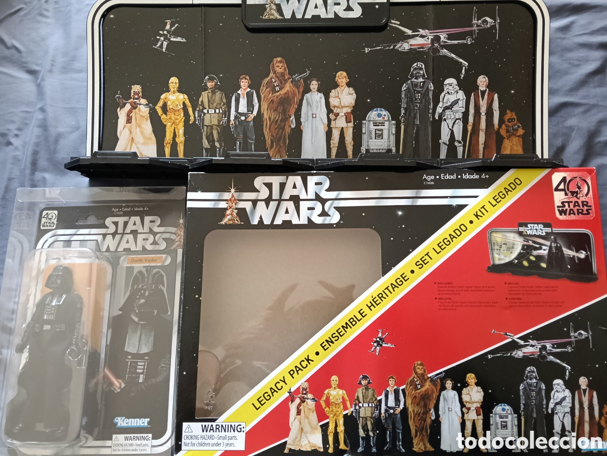 Figuras y mu&ntilde;ecos Star Wars: Star Wars 40 Aniversario Darth Vader con protector - Foto 3