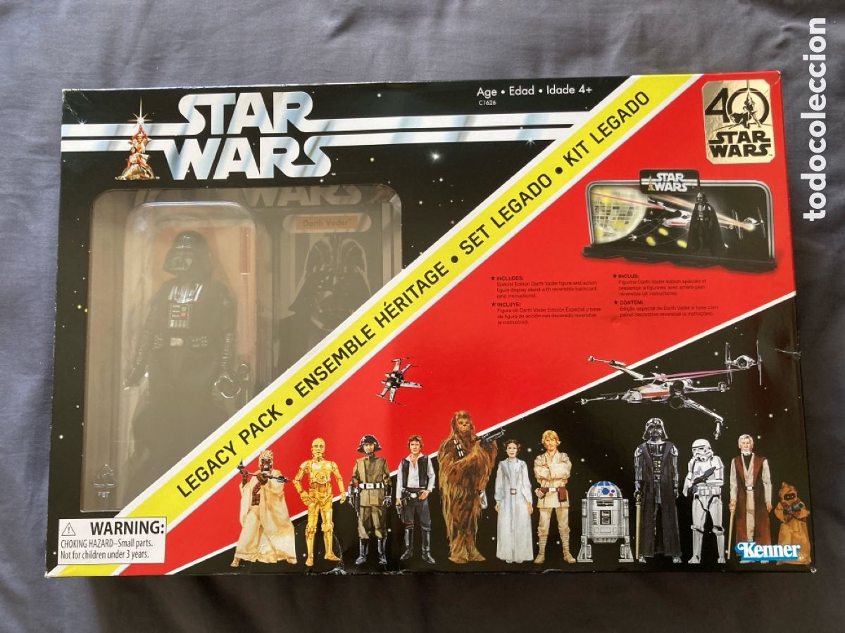 Figuras y mu&ntilde;ecos Star Wars: Star Wars 40 Aniversario Darth Vader con protector - Foto 1