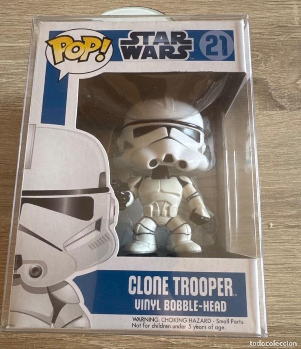 Figuras y Mu&ntilde;ecos Star Wars: FUNKO POP STAR WARS CLONE TROOPER #21 &ndash; VAULTED / COLECCIONISTA