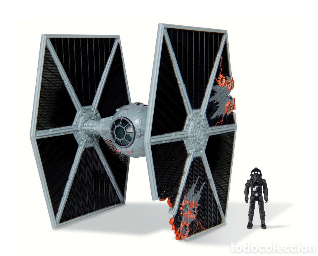 Figuras y Mu&ntilde;ecos Star Wars: Star Wars Micro Galaxy Squadron TIE Fighter BATTLE DAMAGE - Series 2
