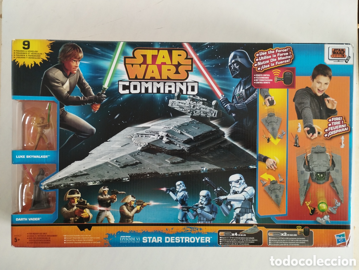 Figuras y Mu&ntilde;ecos Star Wars: STAR WARS REBELS COMMAND STAR DESTROYER CAJA SIN ABRIR HASBRO