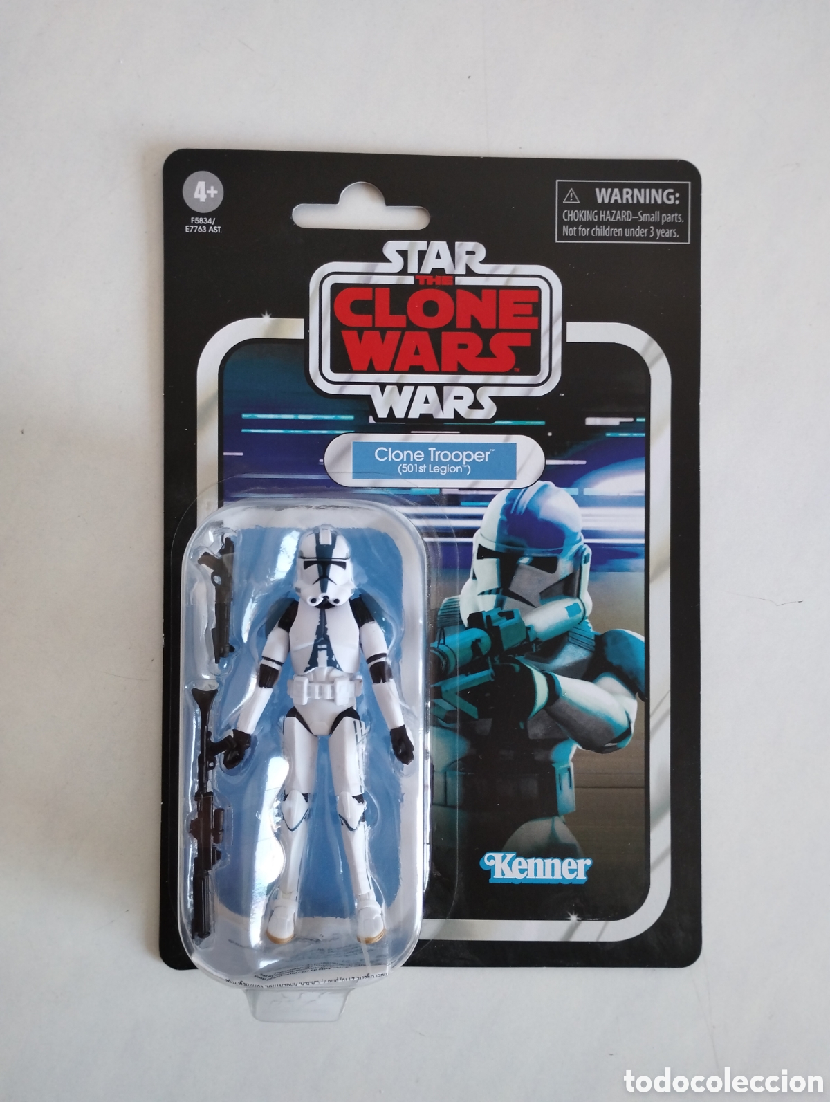 Figuras y Mu&ntilde;ecos Star Wars: STAR WARS CLONE TROOPER (501st LEGION) THE CLONE WARS THE VINTAGE COLLECTION SIN ABRIR KENNER