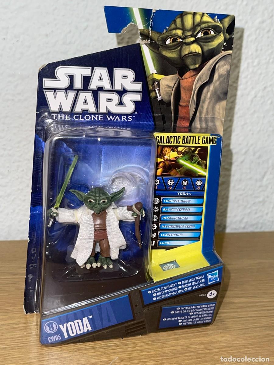 Figuras y Mu&ntilde;ecos Star Wars: Star Wars The Clone Wars YODA Ref. CW05 Bl&iacute;ster sin abrir Hasbro 2011 Lucasfilm