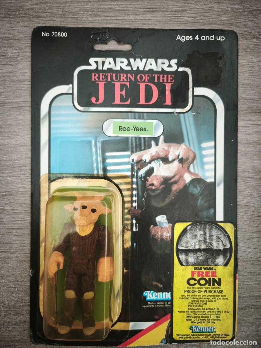Figuras y Mu&ntilde;ecos Star Wars: Figura Star Wars Kenner 3,75&rdquo; Ree-Yees 1983, Return of the Jedi, n&uacute;mero 2 de la colecci&oacute;n de 65, si