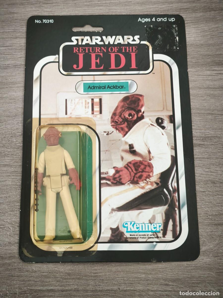 Figuras y Mu&ntilde;ecos Star Wars: Figura Star Wars Kenner 3,75&rdquo; Admiral Ackbar 1983, sin abrir