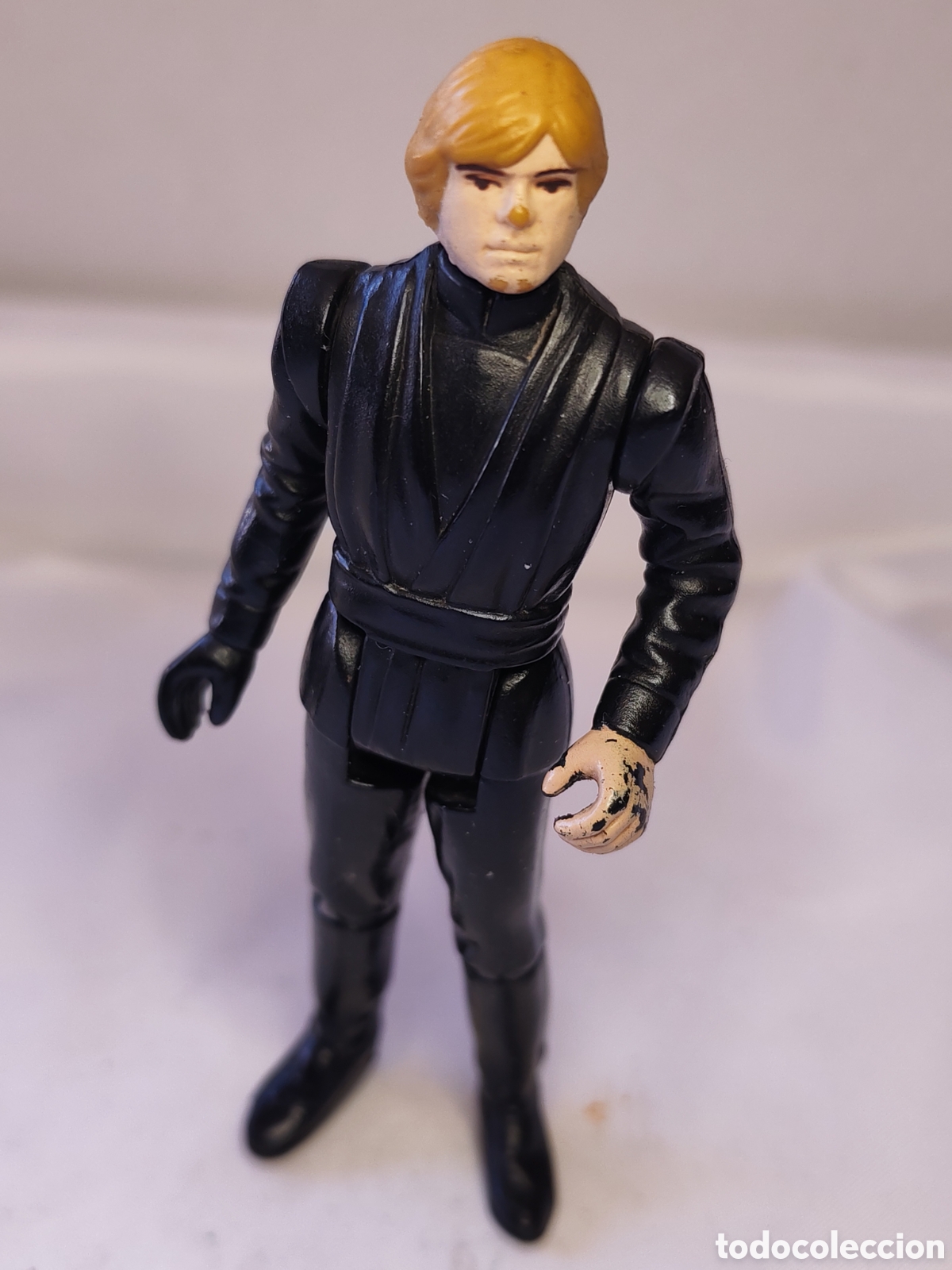 Figuras y Mu&ntilde;ecos Star Wars: STAR WARS. Luke ssywalker. Jedi con traje de combate negro. Kenner. LFL 1983 Hong Kong.