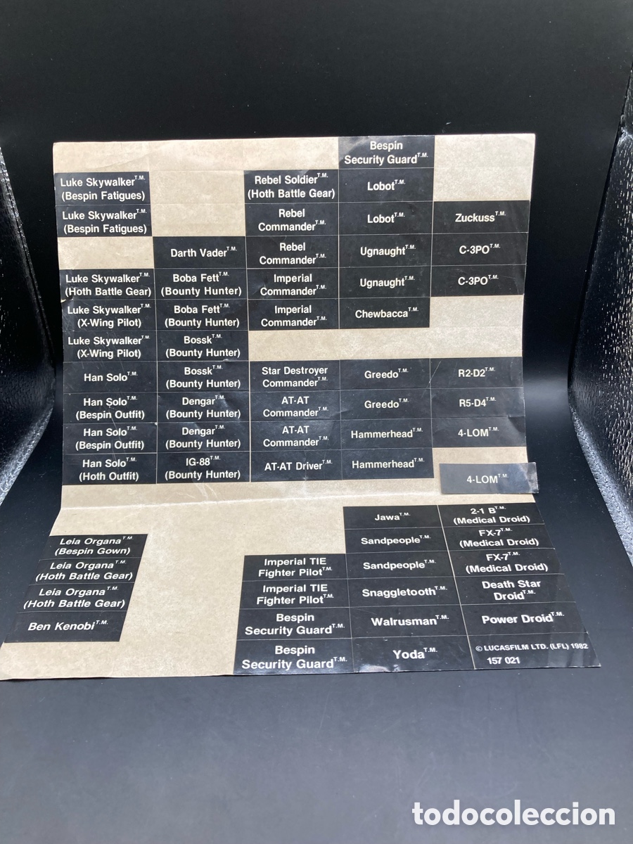 Figuras y Mu&ntilde;ecos Star Wars: PEGATINAS STAR WARS VINTAGE KENNER PBP POCH