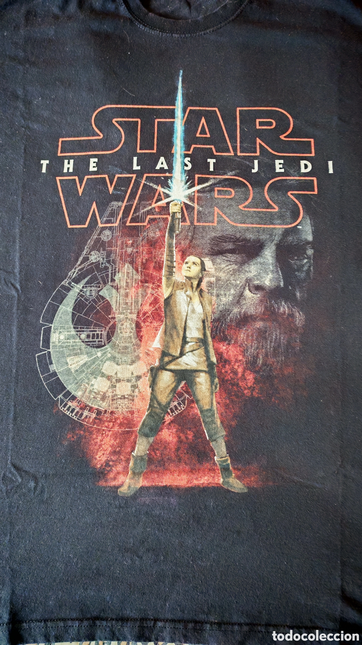 Figuras y Mu&ntilde;ecos Star Wars: Star Wars.Camiseta oficial&rdquo;Los ultimos Jedci (Episodio VIII). 100% algodon. Bravado. (CL)