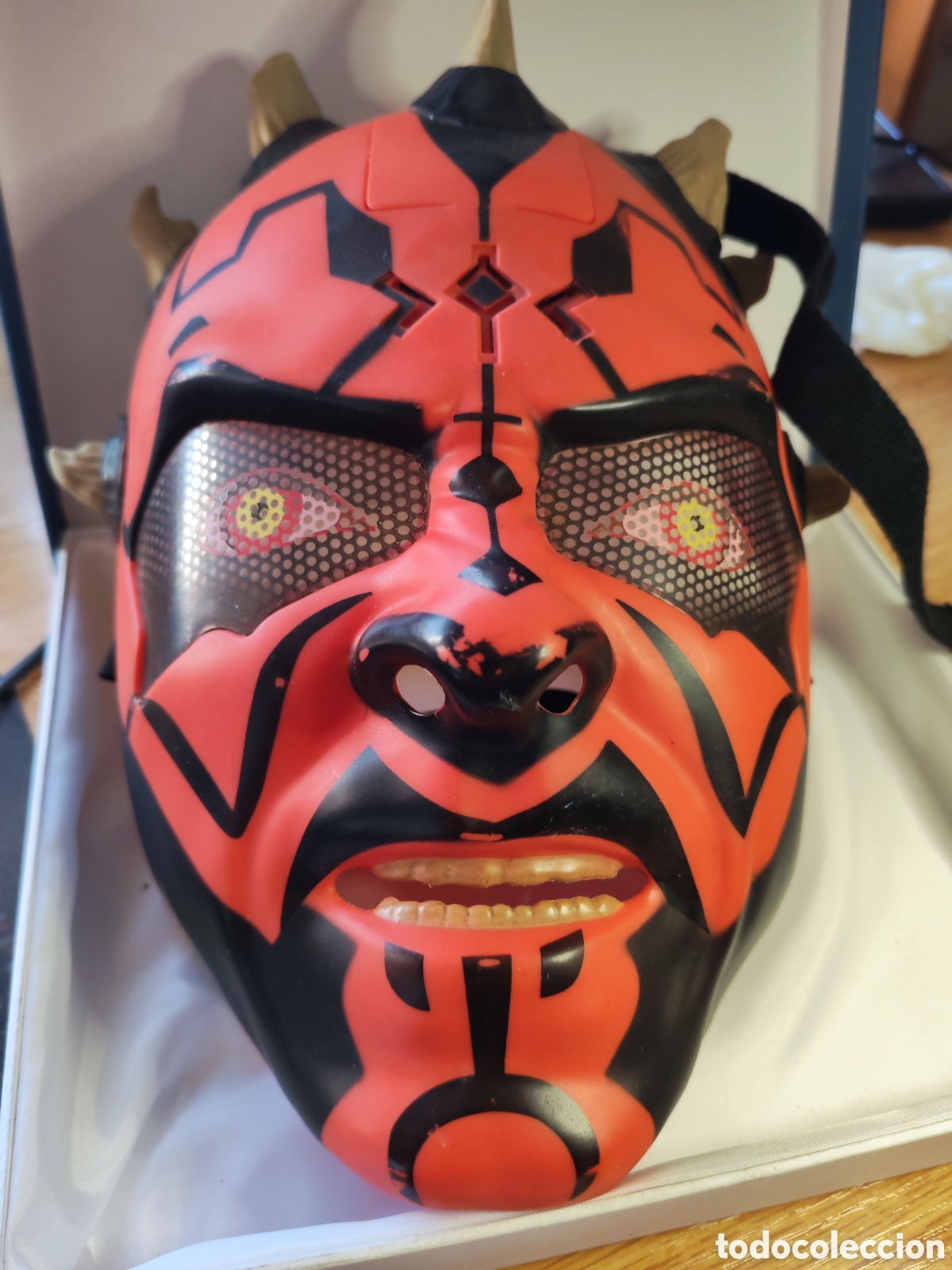 Figuras y Mu&ntilde;ecos Star Wars: STAR WARS. Mascara electronica Force Tech Darth Maul.