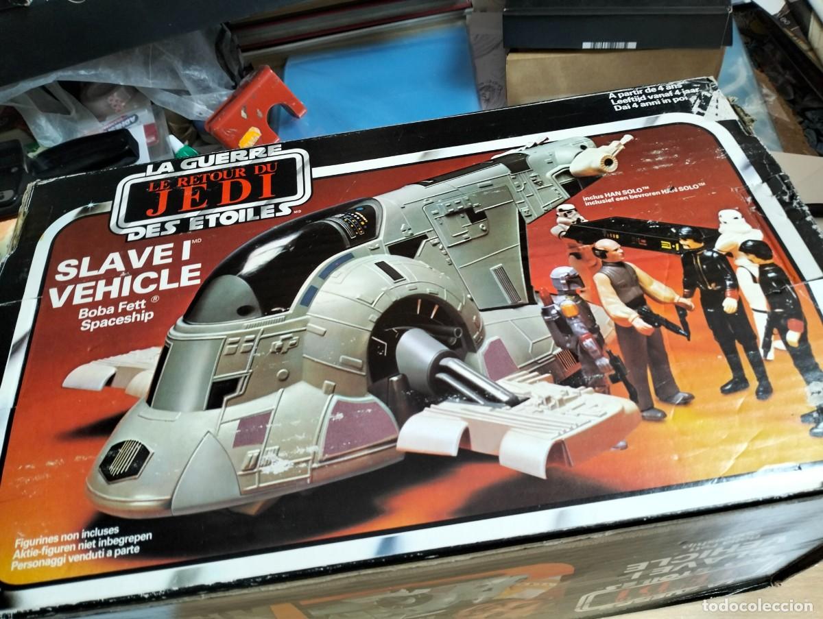 Figuras y Mu&ntilde;ecos Star Wars: STAR WARS, RETURN OF THE JEDI : SLAVE I VEHICLE BOBA FETT (1983 )vintage..MIRAR DESCRIPCI&Oacute;N + FOTOS