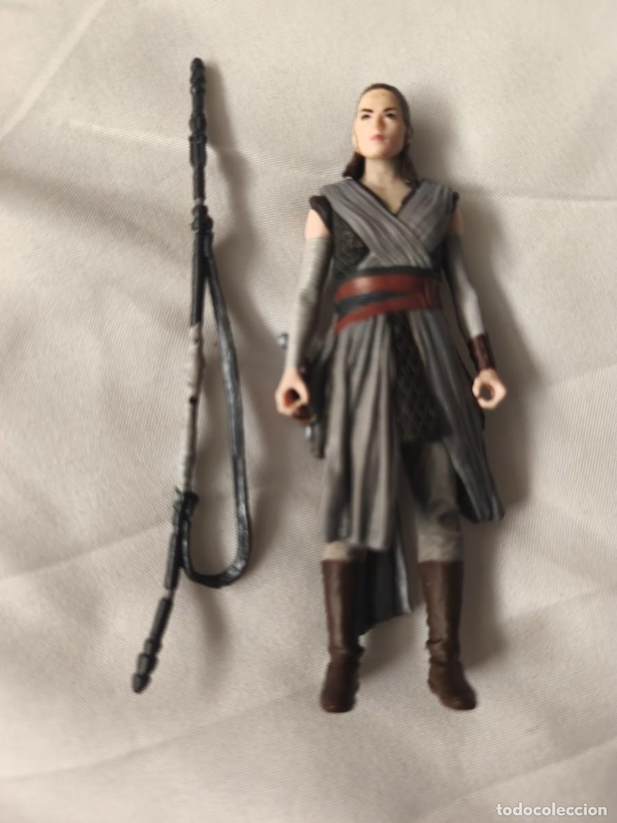 Figuras e Bonecos Star Wars: STAR WARS. Rey. Hasbro force. 2017 . Con pistola y arma larga.