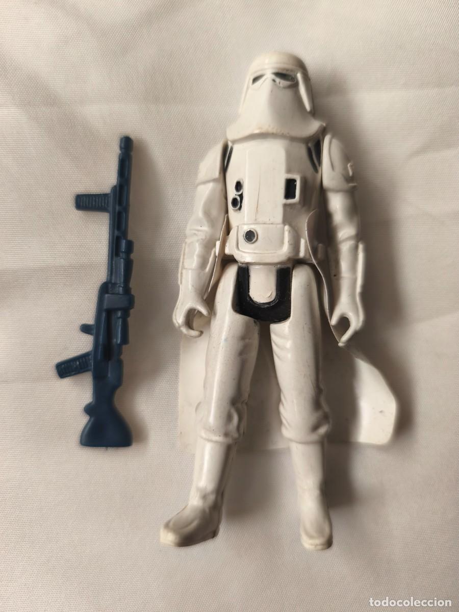 Figuras e Bonecos Star Wars: STAR WARS. Imperial Snowtrooper, LFL 1980 . Hong Kong original. Lucasfilm Kenner. Con fald&oacute;n y arma