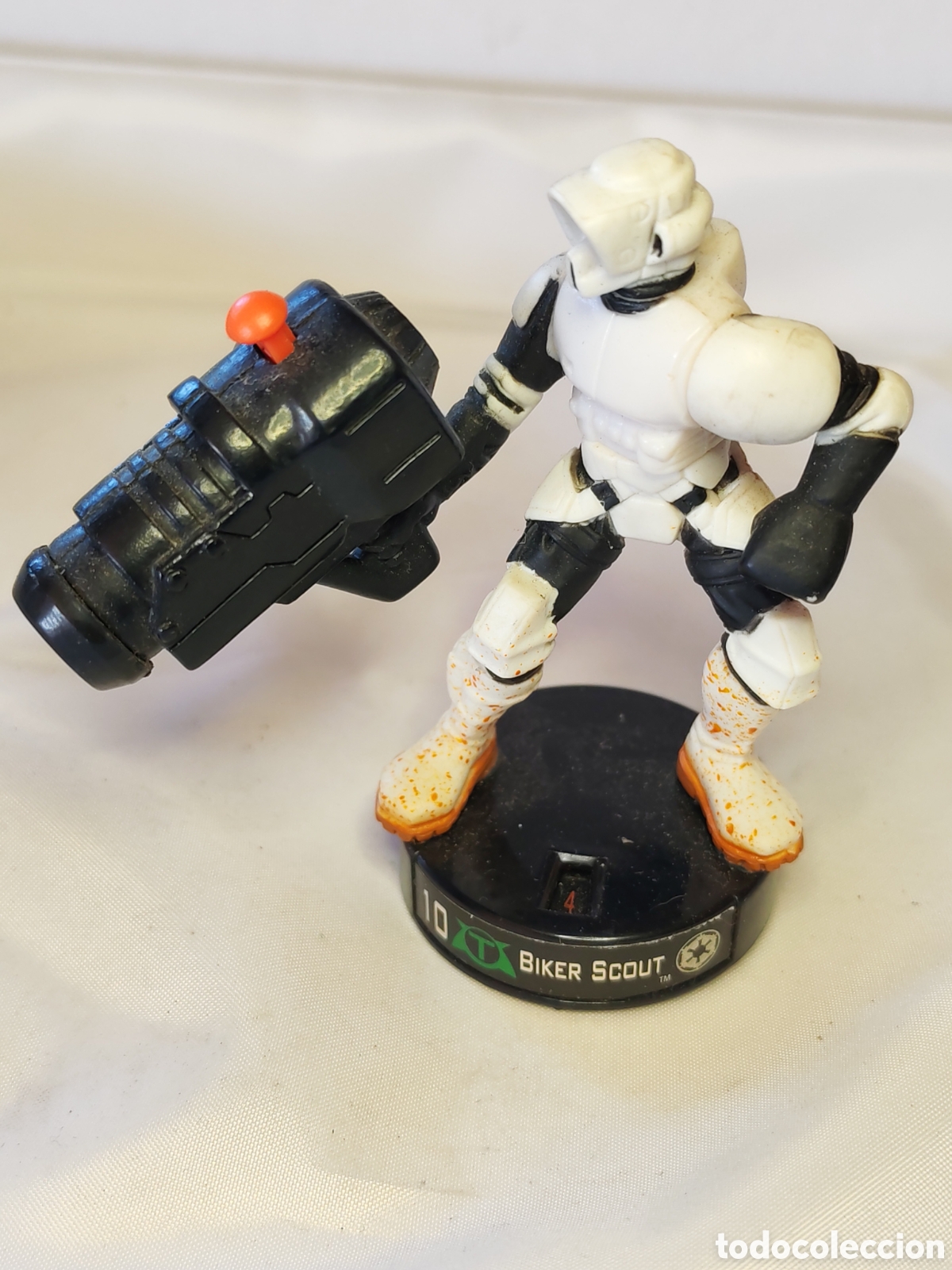 Figuras y Mu&ntilde;ecos Star Wars: Star Wars. Biker Scout juego de mesa Attacktix. Hasbro. 2005