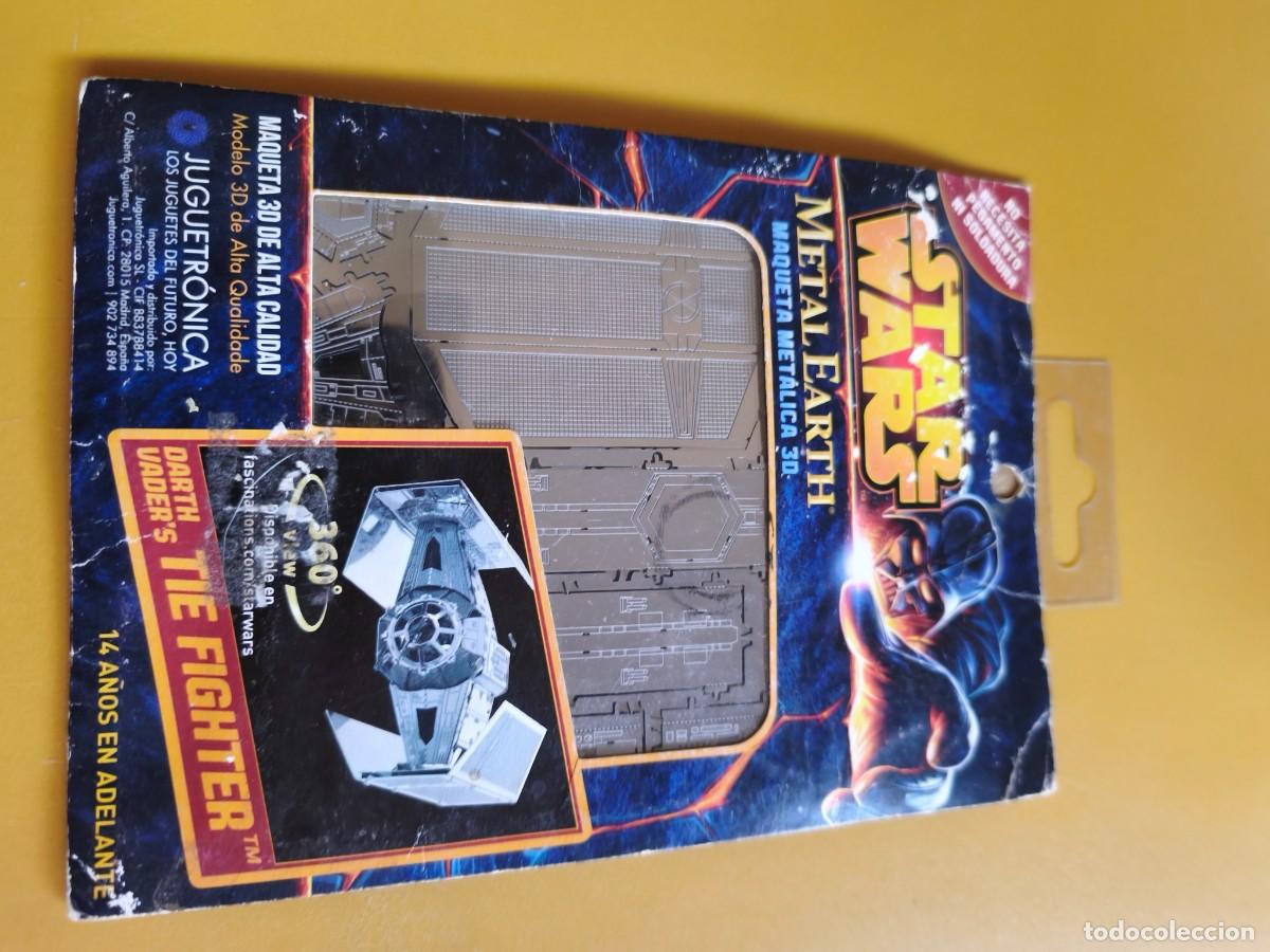 Figuras y Mu&ntilde;ecos Star Wars: star wars, darth vader tie fighter maqueta metalica 3D, lucasfilm